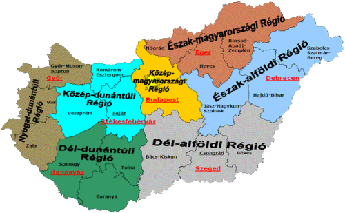 magyarország térkép régiók Hatályos a 2014 2020 as regionális támogatási térkép   Vállalkozó  magyarország térkép régiók