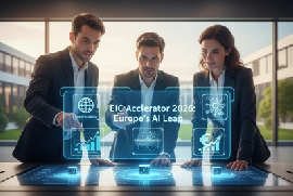 Kulcspályázat az EIC Accelerator 2026 a mesterséges intelligencia fejlesztők számára