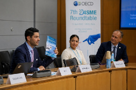  dr. Kovács Patrik Párizsban, két miniszterhelyettessel mutatta be az OECD legfrissebb kutatását kkv-k AI digitalizációjáról